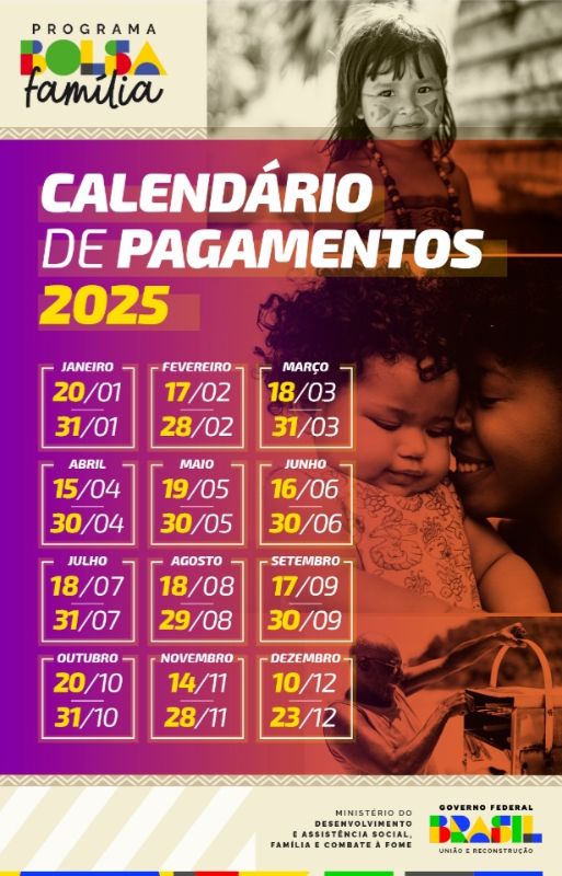 Calendário de pagamento do Bolsa Família de 2025 já está disponível — imagem 2